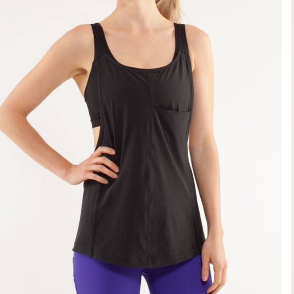 lululemon athletica Tops - Lululemon Run: For Your Money Tank Sz 6 Black